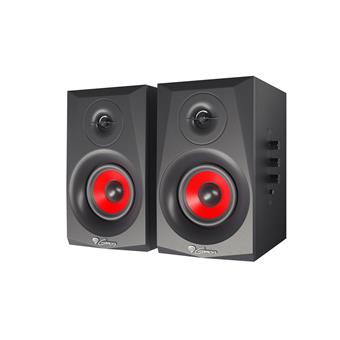 Reproduktory 2.0 40W GENESIS HELIUM 400BT, Bluetooth + 1x jack 3,5mm, dřevo