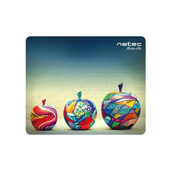 Podložka pod myš Natec Apples, černá, 220x180mm