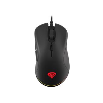 Genesis herní optická myš KRYPTON 200/RGB/6400 DPI/Herní/Optická/6 000 DPI/Drátová USB/Černá