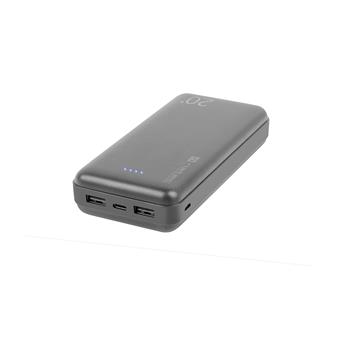 Natec Trevi Power bank 20 000mAh, černý, Type-C, micro USB