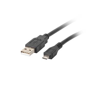 LANBERG Kabel USB 2.0 AM/Micro, 1,8m, černý