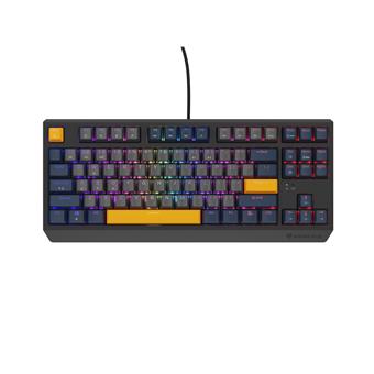 GENESIS herní klávesnice THOR 230/TKL/RGB/Outemu Panda/Drátová USB/US layout/Naval Blue Negative