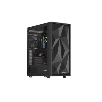 Počítačová skříň Genesis DIAXID 605F/Midi Tower/Transpar./Černá