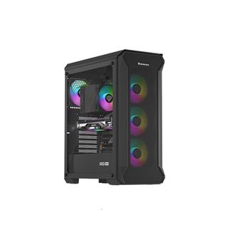 Počítačová skriňa Genesis IRID 505 ARGB V2/Midi Tower/Transpar./Čierna
