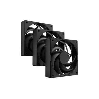 Ventilátor FURY SAI S12 PWM,  3-Pack, Černý