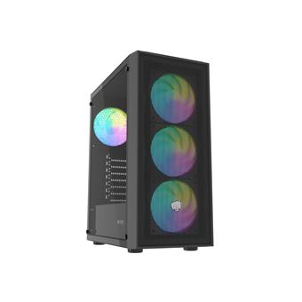 PC skříň Fury SHOBO SH8F, ARGB , Midi Tower, Černá