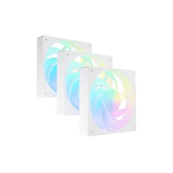 Ventilátor FURY SAI S12 ARGB PWM, 3-Pack, Biely
