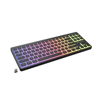 Bezdrátová herní klávesnice Genesis THOR 430 TKL/USB+BT/US/Černá