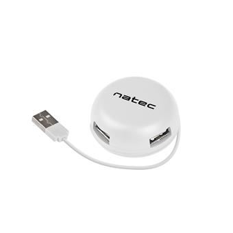 Natec BUMBLEBEE rozbočovač 3x USB 2.0 HUB bílý