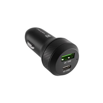 Natec nabíjačka do auta CONEY, 1XUSB, 1XUSB-C, 48W