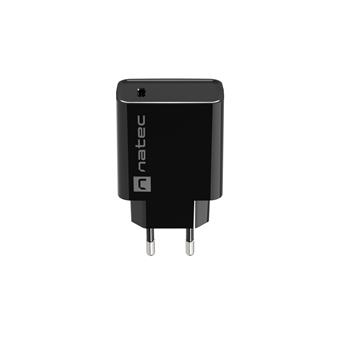Universální nabíječka Natec RIBERA 20W 1X USB-C, černá