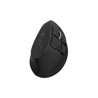 Vertikální bezdrátová myš Natec EUPHONIE PRO/Vertikální/Optická/Pro praváky/4 000 DPI/USB+BT/Černá
