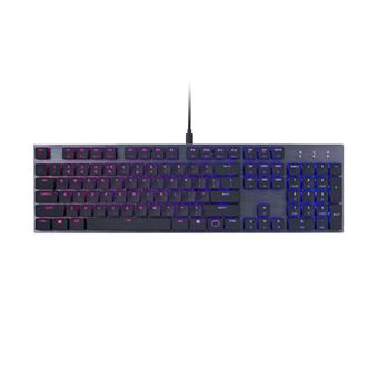 COOLER MASTER MK SK650 RGB mechanická klávesnice US layout CHERRY MX RED LOW PROFILE
