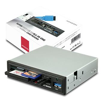 AXAGON CRI-S3, USB 3.0 interní 3.5" čtečka 5-slot ALL-IN-ONE