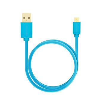 AXAGON HQ Kabel Micro USB, 2A, modrý, 0.2 m