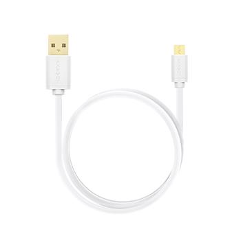 AXAGON HQ Kabel Micro USB, 2A, bílý, 1.5 m