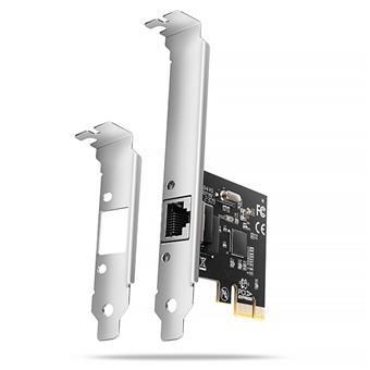 AXAGON PCEE-GRL, PCI sieťová karta - 1x Gigabit Ethernet port (RJ-45), Realtek 8111L, vr. LP