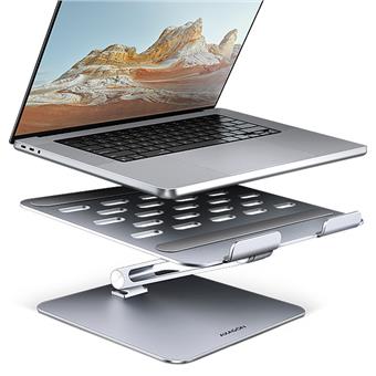AXAGON STND-LQ, hliníkový HQ stojan pre notebooky 10 "- 16", nastaviteľná výška a uhol