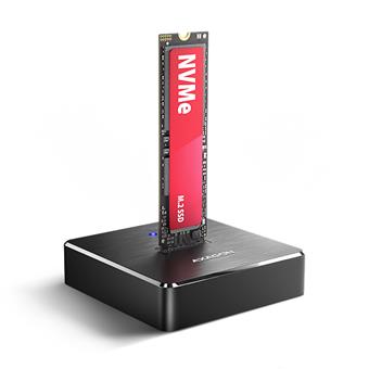 AXAGON ADSA-M2C11, USB-C 10Gbps dokovacia stanica pre 1× M.2 NVMe/SATA SSD