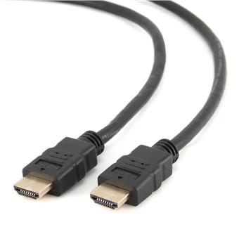 Kabel HDMI-HDMI M/M 0,5m zlac. konektory 2.0,černý