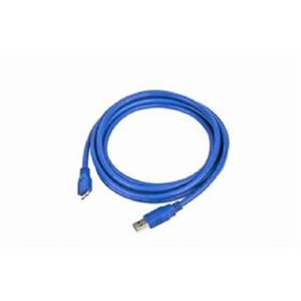 Kabel USB A-B micro 1,8m 3.0, modrý
