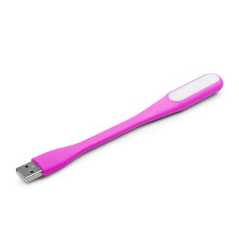 GEMBIRD USB lampička, flexibilní, růžová
