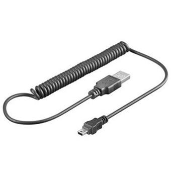 PremiumCord Kabel USB 2.0, A-B mini 1.5m - kroucený 50cm až 150cm