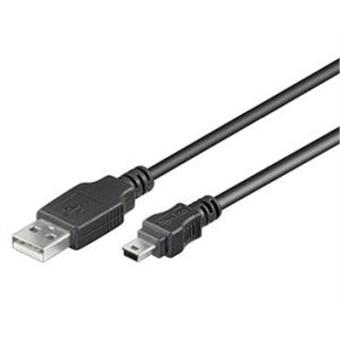 PremiumCord Kabel mini USB, A-B, 5pinů, 1m