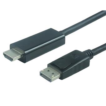 PremiumCord DisplayPort na HDMI kábel 5m M/M