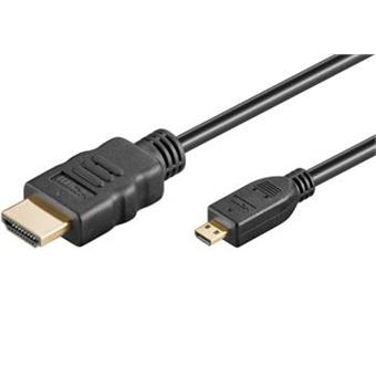 PremiumCord Kabel HDMI A - HDMI micro D, 2m