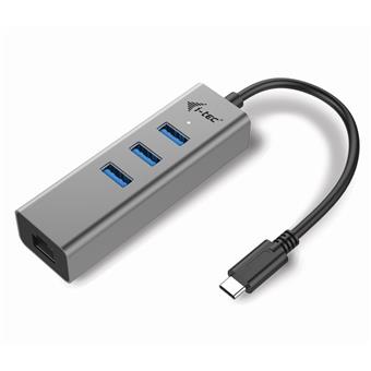 i-tec USB-C Metal HUB 3 Port + Gigabit Ethernet