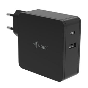 i-tec USB-C CHARGER 60W + USB-A Port 12W
