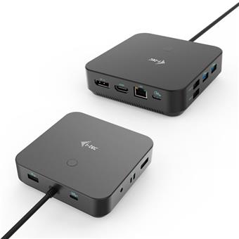 i-tec USB-C HDMI + Dual DP Docking Station, Power Delivery 100W