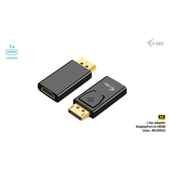 i-tec Passive DisplayPort to HDMI Adapter (max. 4K/30Hz)