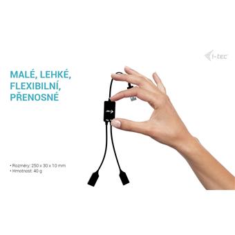 i-tec USB-A Cable HUB 2 port (2x USB-A)