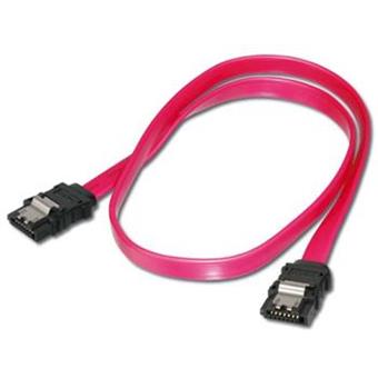 PremiumCord 0,75m kabel SATA 1.5/3.0 GBit/s s kovovou zapadkou
