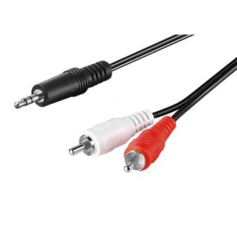 PremiumCord Kabel Jack 2.5mm-2x CINCH M/M 2m