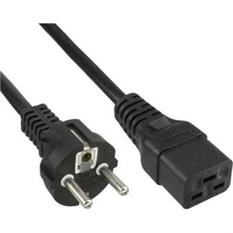 PremiumCord Kabel síťový k počítači 230V 16A 3m  IEC 320 C19 konektor