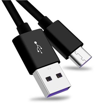 PremiumCord Kabel USB 3.1 C/M - USB 2.0 A/M, Super fast charging 5A, černý, 1m