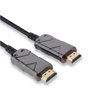 PremiumCord Ultra High Speed ??HDMI 2.1 optický fiber kábel 8K @ 60Hz, pozlátené 15m