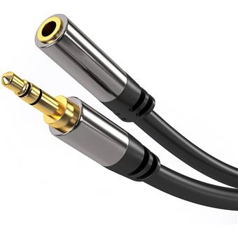 PremiumCord HQ stíněný prodlužovací kabel Jack 3.5mm - Jack 3.5mm M/F 1,5m