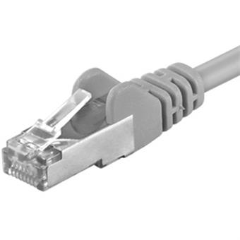 Premiumcord Patch kabel CAT 6a S-FTP,RJ45-RJ45,LSOH, AWG 26/7 20m šedá