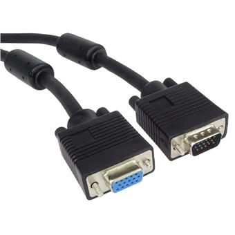 PremiumCord Kabel prodlužovací HQ(Coax) 2x ferrit, SVGA, DDC2, 3xCoax+8žil, 20m