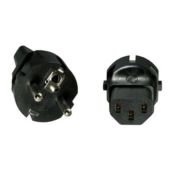 PremiumCord Adaptér CEE 7/7 M - IEC C13 F, 230V