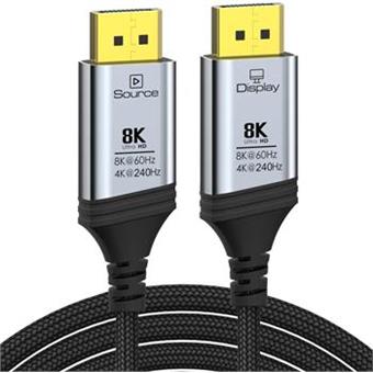 PremiumCord DisplayPort 1.4, 8K, optický, 15m