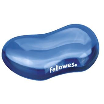 Fellowes Podložka pod zápěstí CRYSTAL gelová modrá