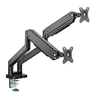 Držiak monitora Brateck LDT60-C024 dve ramená vedľa seba mechanická pružina Heavy Duty