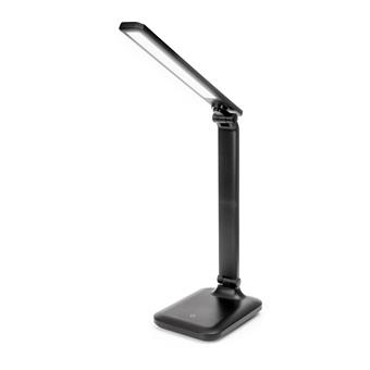 Platinet PDL194B stolná LED lampa Remus 5W stmievateľná, dotykové ovládanie, USB port, čierna