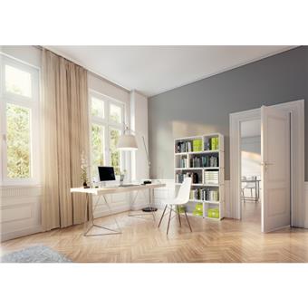 Odkladač dvoubarevný Leitz WOW, Metalická zelená, 4 ks