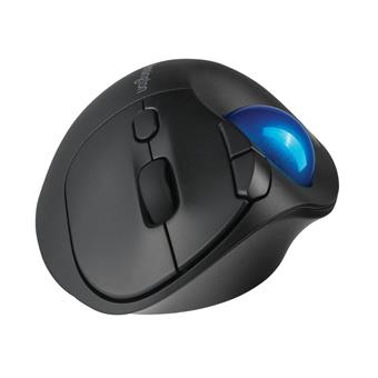 Kensington Pro Fit Ergo TB450 trackball/Ergonomický/Optický/Bezdrátový 2.4GHz & Bluetooth/Černý